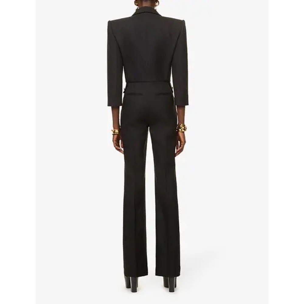 NWT Saint Laurent Black Tailored Jumpsuit - Picture 4 of 6